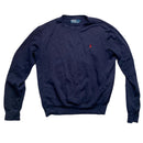 Ralph Lauren Polo Navy and Red Pony Crewneck Jumper (S)