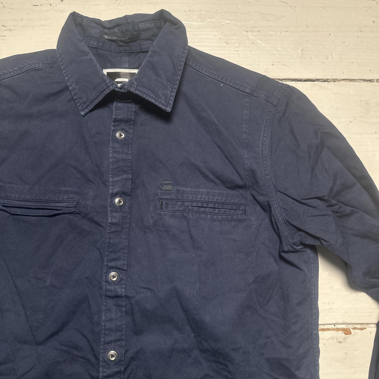 G Star Navy Long Sleeve Shirt