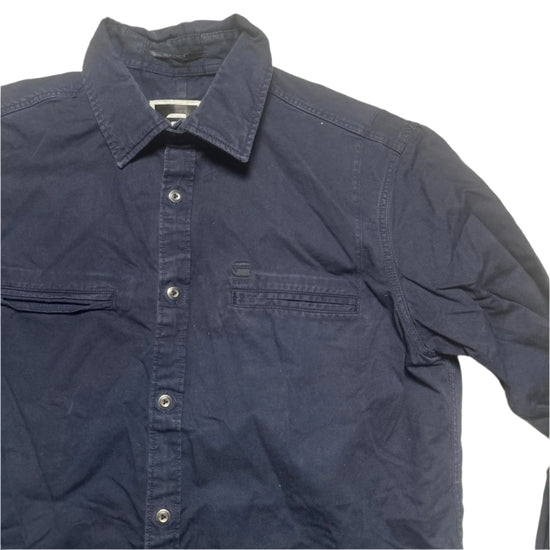 G Star Navy Long Sleeve Shirt (M)