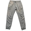 Nike Grey and White Swoosh Joggers (M)