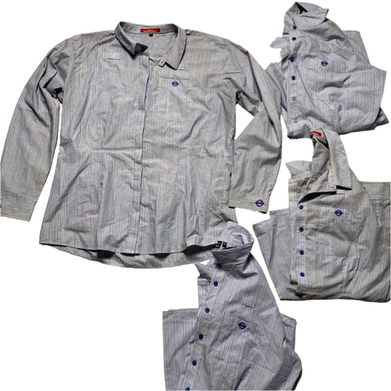 Workwear Purple Long Sleeve Shirts (42 L)