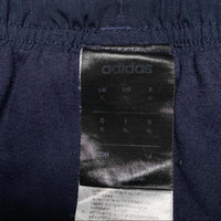 Adidas Navy and White Shell Trackpant Baggy Bottoms (XL)