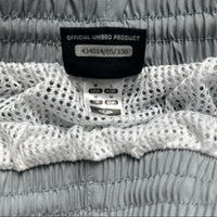 Umbro Grey and Black Shell Trackpant Shorts (M)
