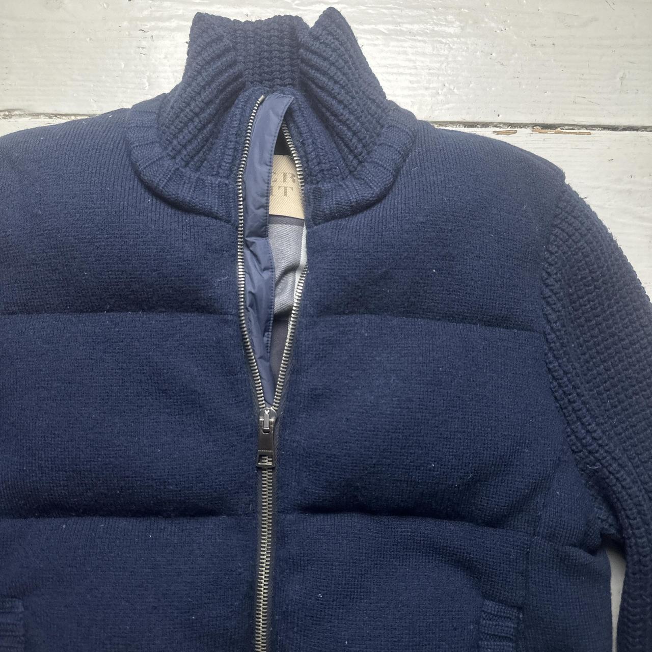 Burberry Brit Navy Knit Puffer Jacket