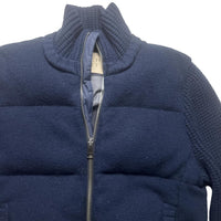 Burberry Brit Navy Knit Puffer Jacket (L)