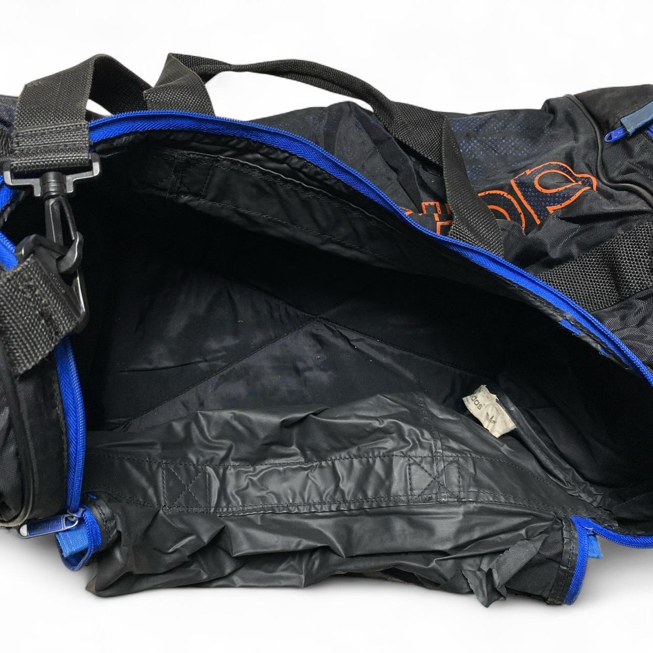 Adidas Originals Duffle Bag Black Blue and Orange