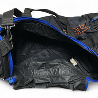 Adidas Originals Duffle Bag Black Blue and Orange