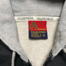 Akademiks Grey Black and Yellow Vintage Hoodie (XL)