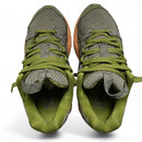 Asics Gel Nimbus 9 Green Pink and Grey Trainers (UK 3)