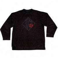 Adidas Vintage 80’s 90’s Basketball Jumper Grey and Red Embroidery (M)
