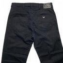 Armani Jeans Jet Black Trouser Jeans (34W)