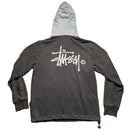 Stussy Grey Two Tone Hoodie (S)