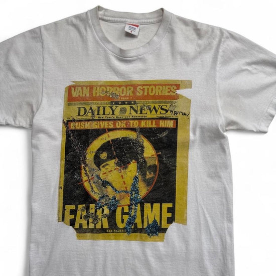 Supreme Saddam Hussein Dash Snow White T Shirt (M)
