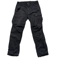 Armani Exchange Black Baggy Cargo Trousers (32W)