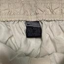 Nike Beige Y2K Vintage Shell Trackpant Hexi Logo Red White Swoosh Bottoms (XL)