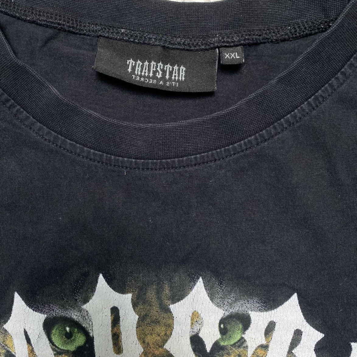 Trapstar Black Big Cat Leopard Cheetah T Shirt (2XL)