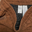 Nike Tech Pack Brown Quilted Baggy Joggers (XL)