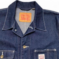 Levis Vintage Navy Blue Workman Denim Jacket (M)