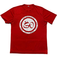 Grime Originals Red and White T Shirt (XL)