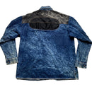 Young Blood Vintage 90’s Cartoon Embroidery Baggy Denim Jacket (XL)