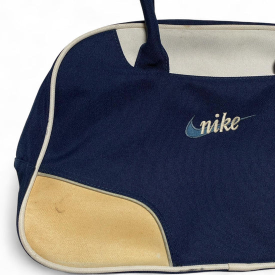 Nike Vintage y2k Navy and White Womens Duffle Small Handbag
