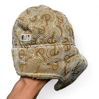 Philadelphia Phillies Sand Brown and White Dog Ear Trapper Hat