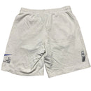 Nike White and Blue Big Swoosh Shorts (XL)