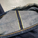 Edwin Distressed Selvedge Wide Pant Navy Baggy Jeans (32W)