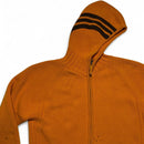 Y-3 Yohji Yamamoto Vintage Orange and Brown Stripe Knitted Hoodie (XL)