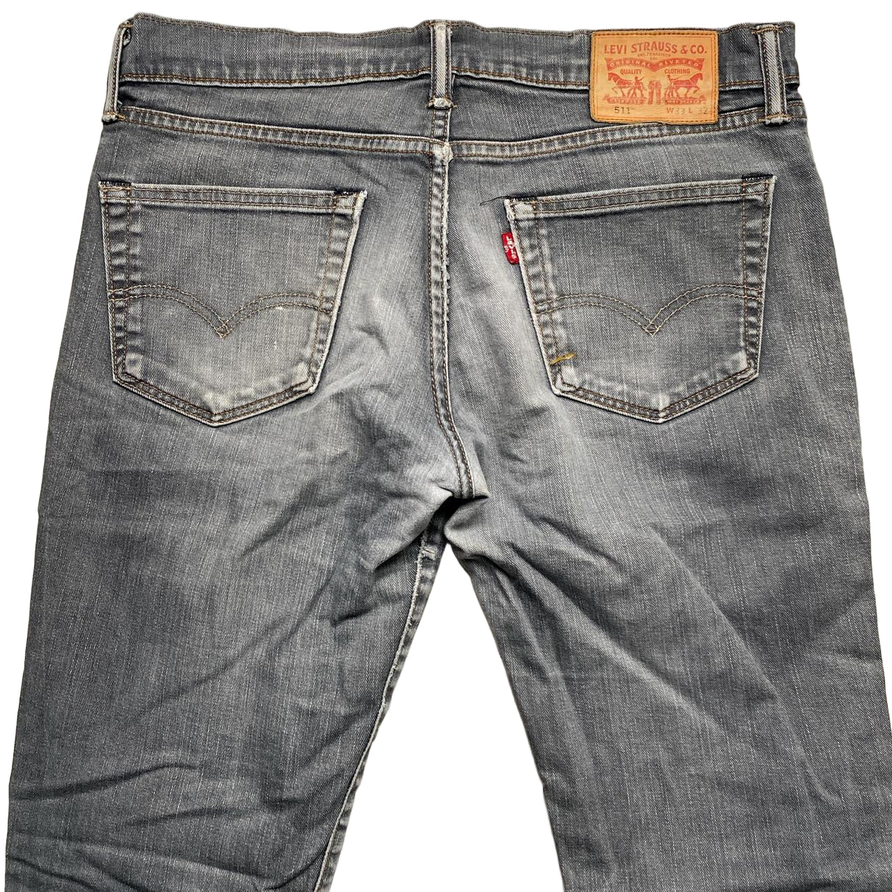 Levis 511 Grey Slim Jeans  (33W)