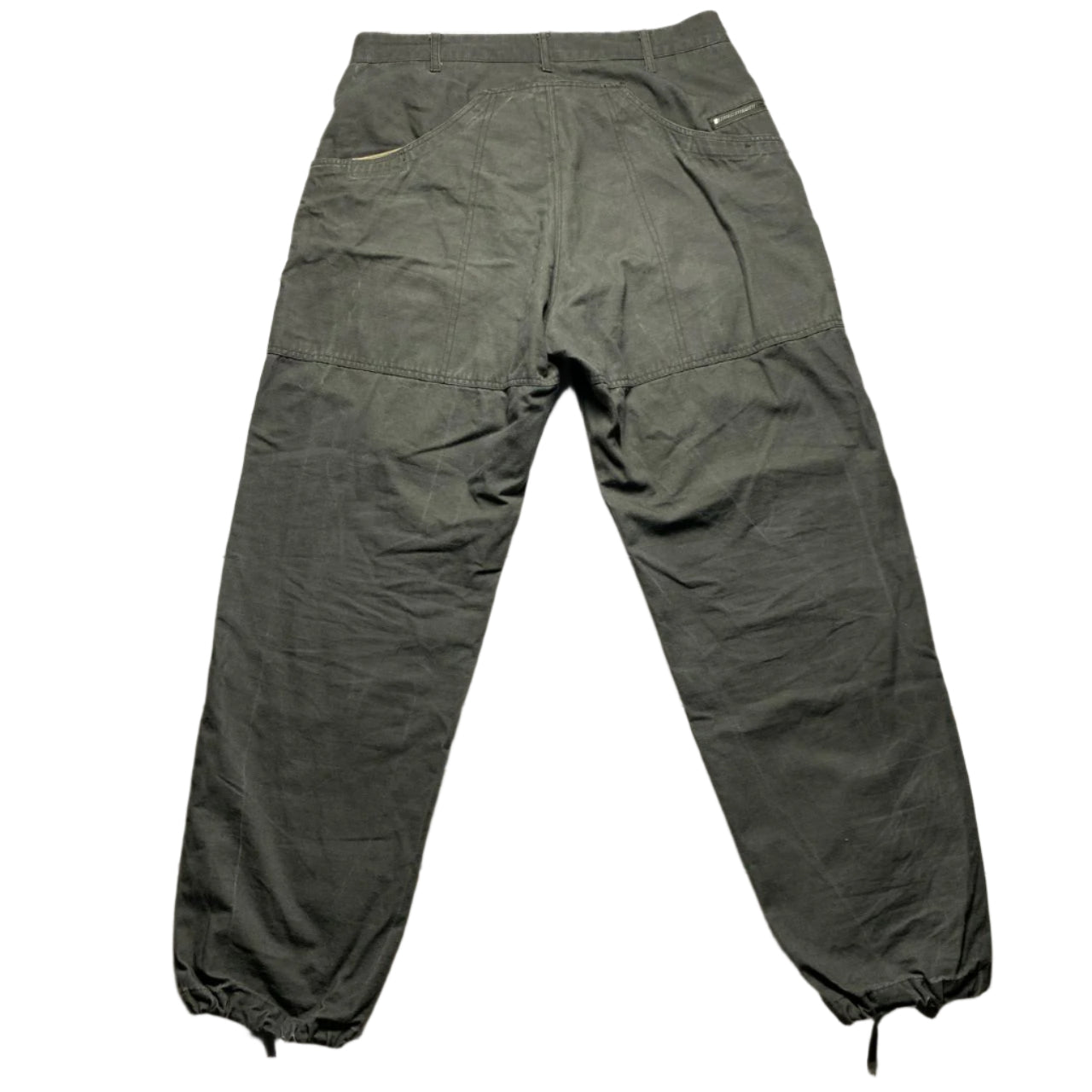 Engineered Garments New York Khaki Green Army Cargo Combat Baggy Trousers (34W)