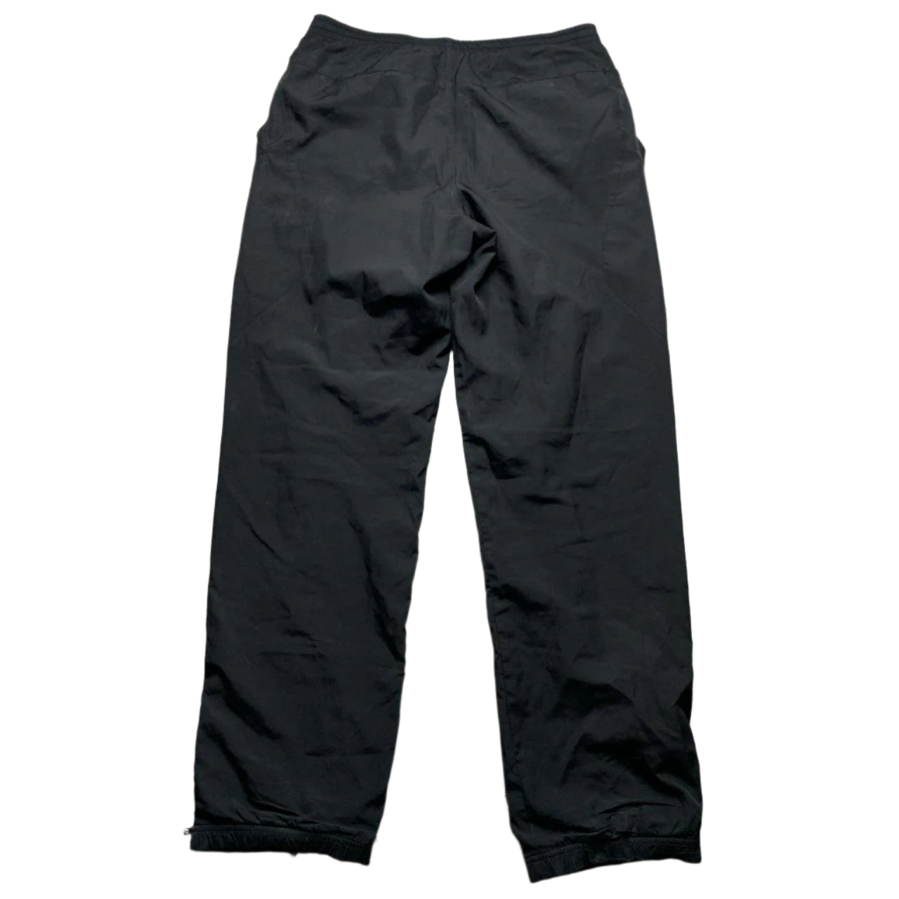 Nike Air Max LTD Black Orange and White Shell Baggy Trackpant Bottoms (S)