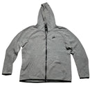 Nike Tech Fleece Hoodie Grey and Black (L)