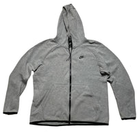 Nike Tech Fleece Hoodie Grey and Black (L)