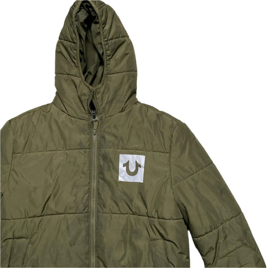 True Religion Khaki Puffer Jacket (S)