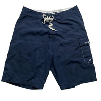 Oakley Navy and White Surf Shorts (34W)