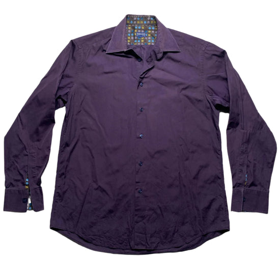 Kenzo Homme Purple Long Sleeve Shirt (XL)