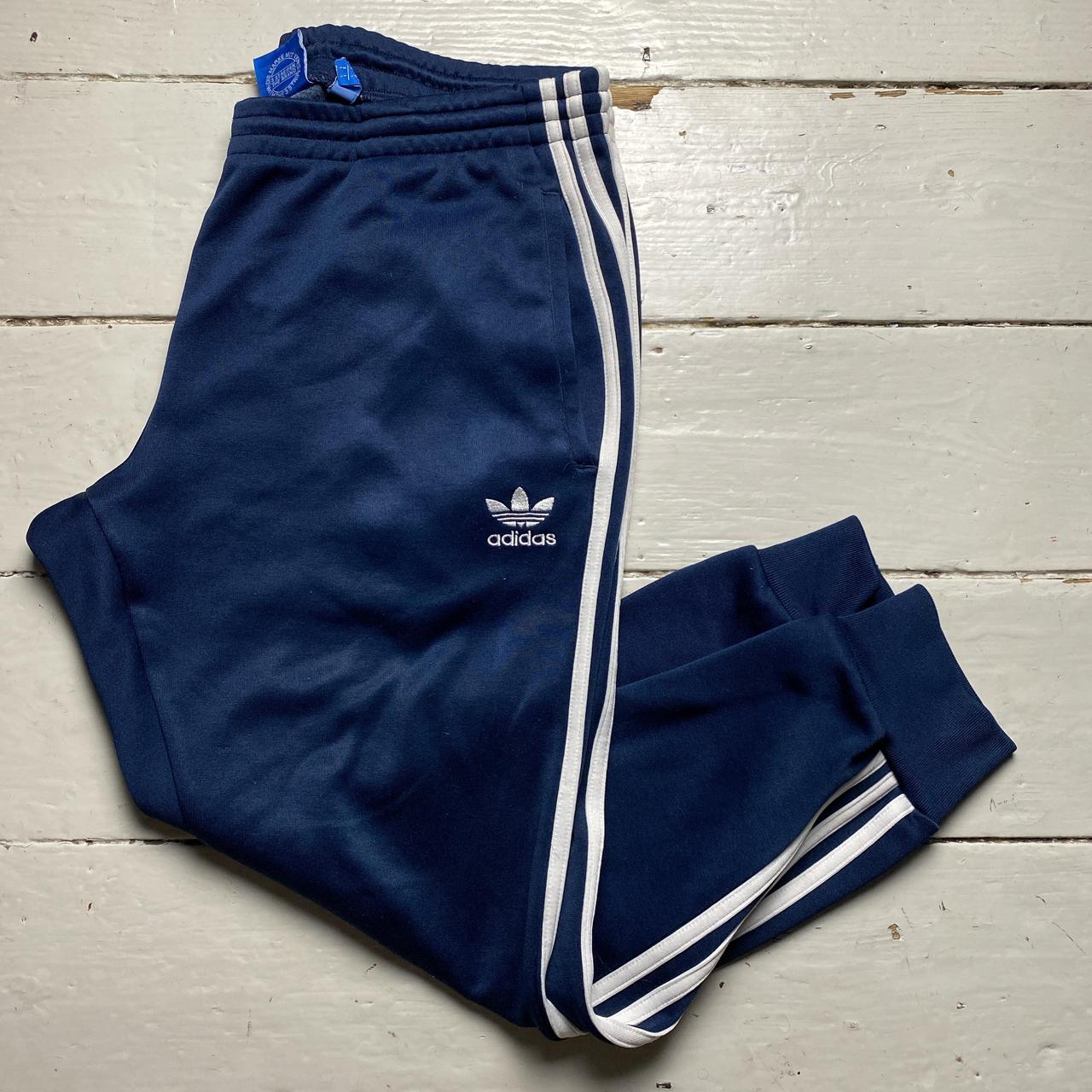 Adidas SST Navy and White Joggers