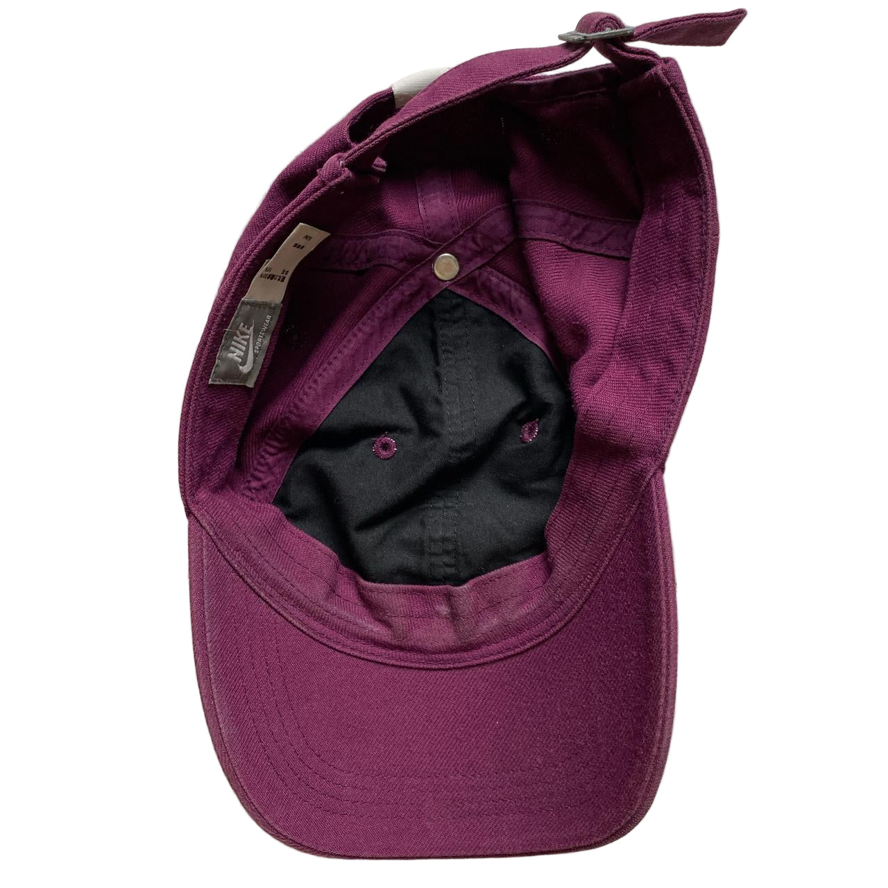 Nike Cream Swoosh Purple Cap