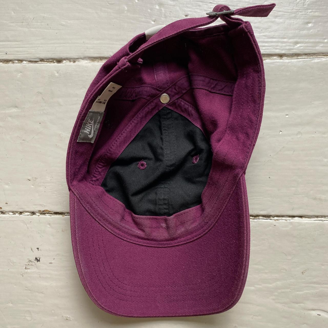 Nike Cream Swoosh Purple Cap