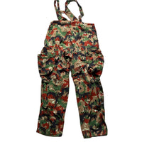 Camo Bretel CH Vintage Military Red Green and Brown Camouflage Jacket and Dungarees (L)