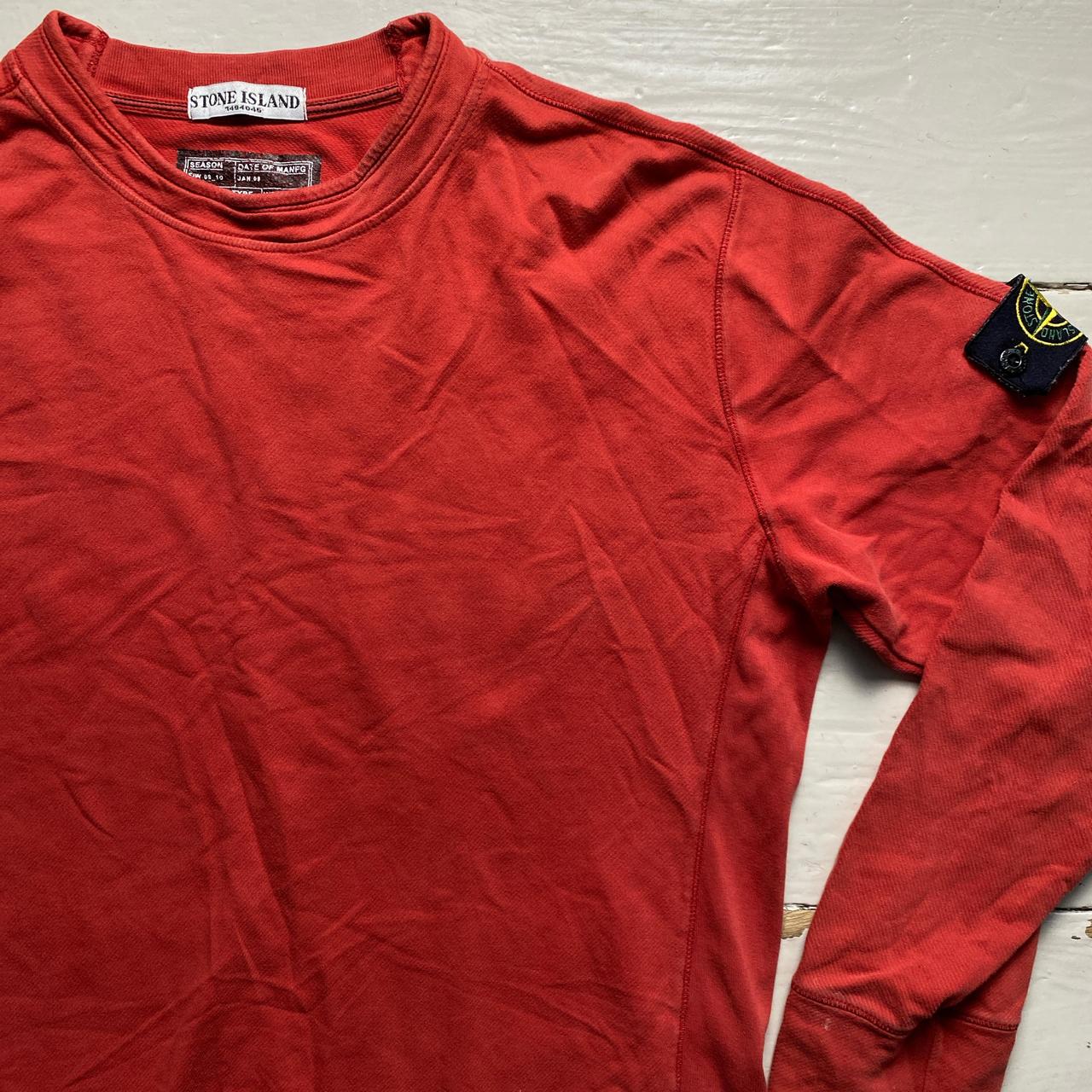 Stone Island Red Jumper Vintage 2009