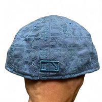 New York Yankees Repeat Embroidery Fitted Baby Blue Cap