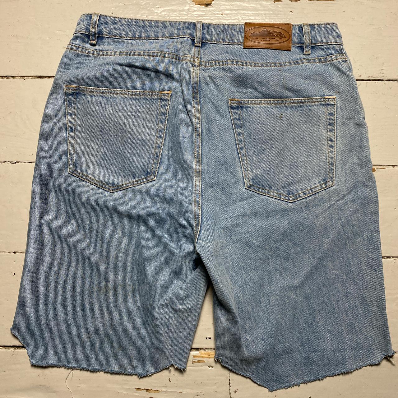 Corteiz Denim Genes Cut Down Jort Jean Shorts