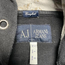 Armani Black and Grey Zip Hoodie (L)