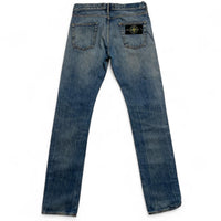 Stone Island Light Blue Distressed Stonewash Jeans (30W)
