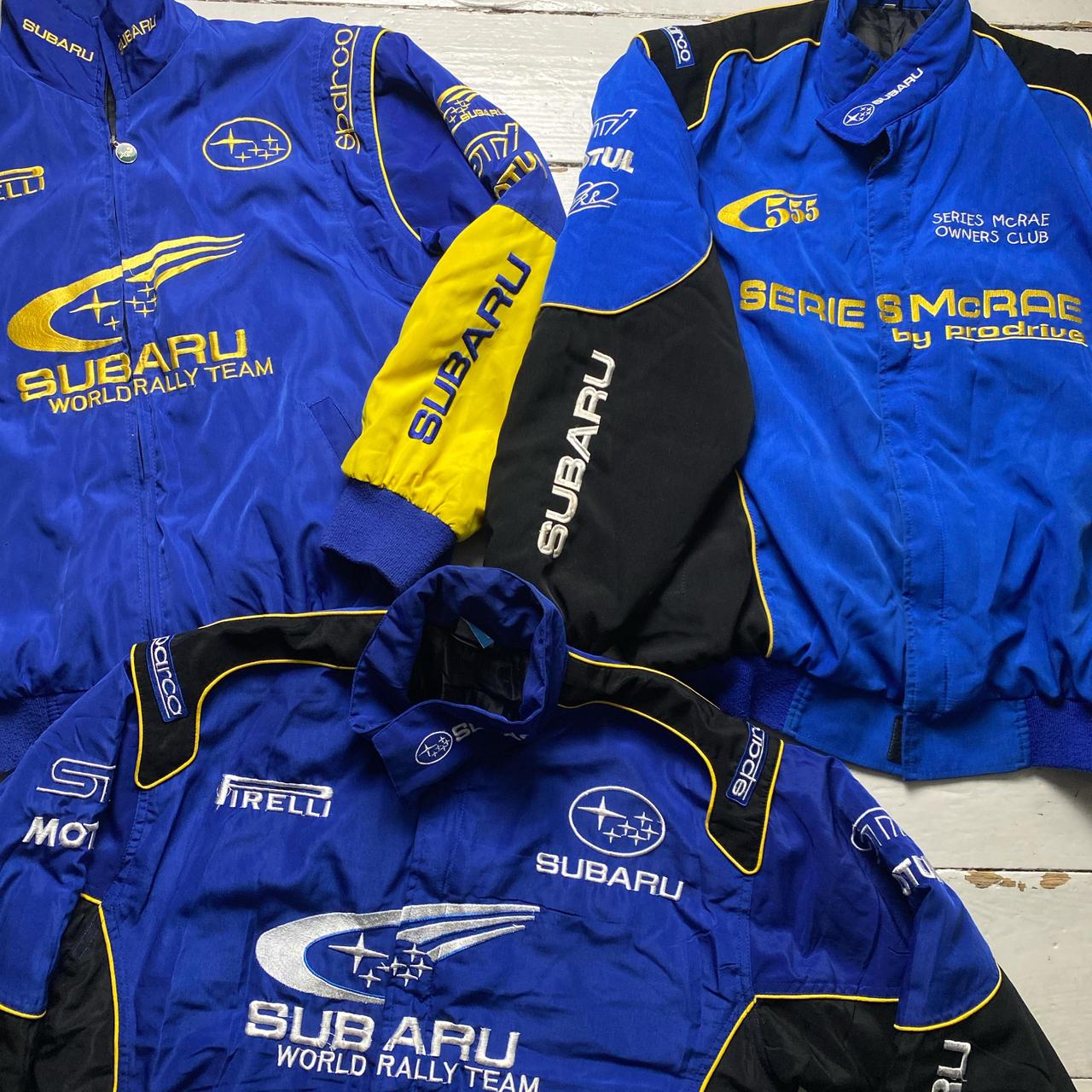 Subaru Vintage Embroidery Bomber Jackets