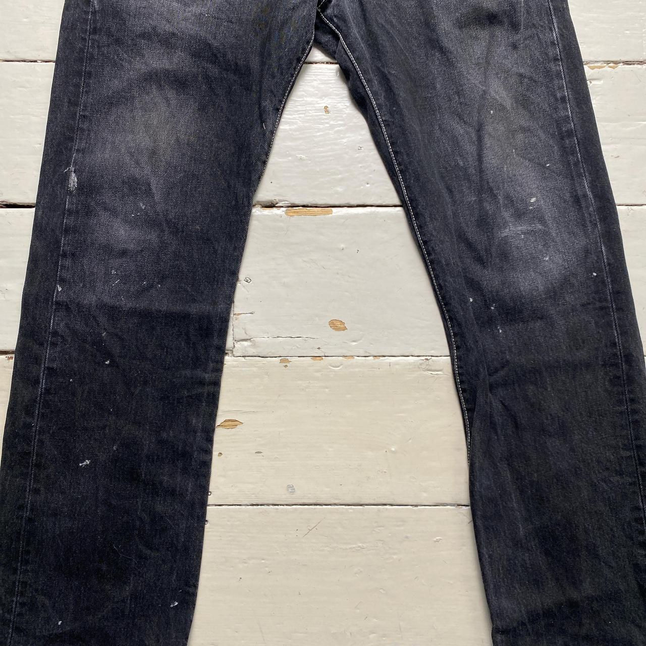 Levis 501 Baggy Contrast White Stitch Jeans