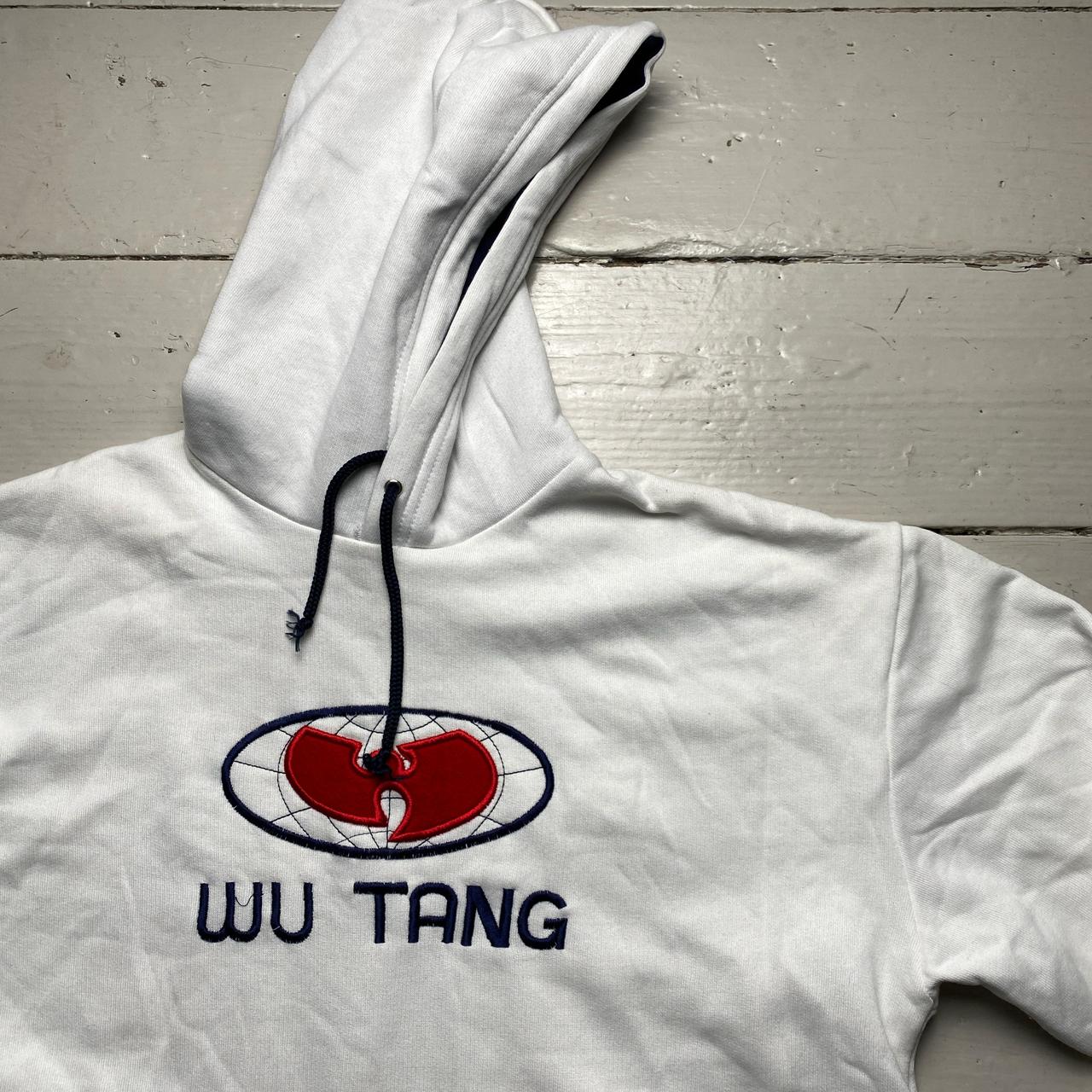 Wu Tang Wu Wear Vintage 90’s White Navy and Red Hoodie