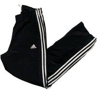 Adidas Climalite Sports Essentials Black and White Shell Trackpant Baggy Bottoms (M)